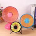 thumbnail image 2 of Mini calentador eléctrico de 220 V, calentador de ventilador de escritorio portátil, calentador de aire caliente con tubo de cuarzo, calentador para el hogar y la oficina para el invierno, 6 pulgada, 2 of 3