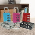 thumbnail image 4 of Digit Padlock,4 Digit Combination Padlock Digit Combination Padlock Digital Combination Padlock Smooth Operation, 4 of 9
