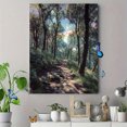 thumbnail image 4 of Dreamscape Forest Path Canvas Wall Art，Home Decor for Living Room Bedroom Hallway Office Cafe Meditation Room, 4 of 8