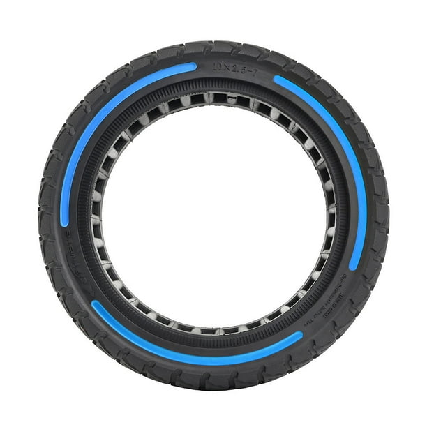 neumático Neumático de panal 10x2,5-7, neumático sólido sin cámara, Compatible con patinete eléctrico Xiaomi 4/4 Pro