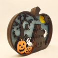 thumbnail image 3 of Adornos de calabaza de Halloween, artesanías de tallado de madera, decoración de mesa para fiestas, festivales, hogar, oficina, hotel, jardín, accesorios, adornos de calabaza con luces, 3 of 5
