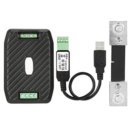 DC Voltage Current Power Energy Consumption Meter Communication Module High Precision Power Analyzer with Voltage Measuring Range 0.05-300V (PZEM-017+100A+USB)$$Electrical