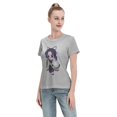thumbnail image 4 of Women's Basic Short Sleeve T-Shirt Demon Slayer Butterfly Ninja, 4 of 6