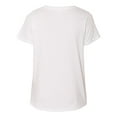 thumbnail image 4 of IWPF - Women's Plus Size V-neck T-Shirt - Halloween Costume Pumpkin Face, 4 of 5