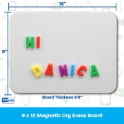 9 x 12 Magnetic Dry Erase Board Class Pack 12 Bulk