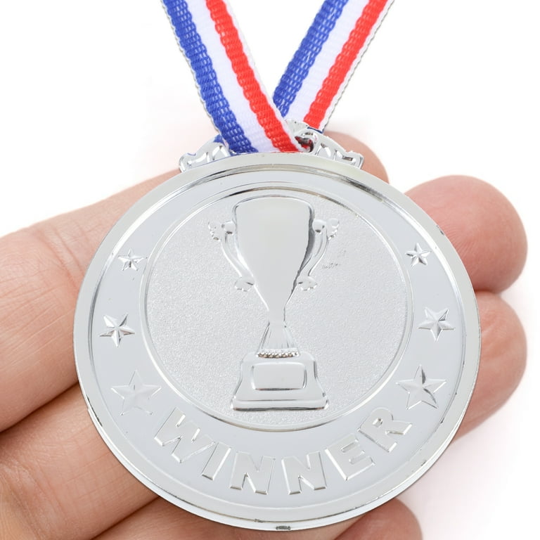 6pcs Medals For Party Party Award Medals With Ribbon Kids Medals