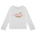 thumbnail image 3 of BTween Girls 4-Pack Long Sleeve Graphic T-Shirts - 100% Cotton, Fun & Vibrant Designs, SEA ,6, 3 of 7