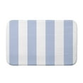 thumbnail image 3 of Nantucket Rugby Stripe Orange Stripe Print Bath Mat, 3 of 5