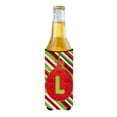 thumbnail image 2 of Carolines Treasures CJ1039-LMUK Christmas Oranment Holiday Monogram Initial  Letter L Ultra Beverage Insulators for slim, 2 of 3
