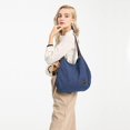 thumbnail image 3 of sac Main Femme Toile Vintage Plusieurs Poches Sacs Ports Paule, 3 of 4