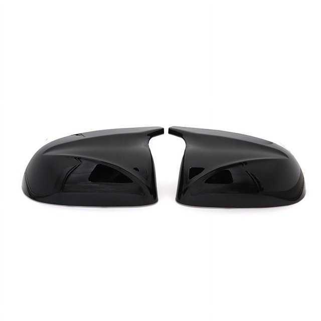 Tapa de espejo retrovisor de coche, tapas de espejo lateral para tapas de espejo retrovisor lateral de coche, Accesorios Negros, carcasa de espejo retrovisor