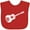 Red, variant on Inktastic Grunge Guitar Boys or Girls Baby Bib