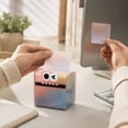 thumbnail image 2 of Transparent Sticky Notes, Monster Sticky Note Dispenser, Clear Post It Notes 105 Sheets, Pull‑out Dispenser Sticky Notes, Cute Back To School Supplies for Book Annotation Desk Decor-Light Purple, 2 of 6