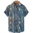 thumbnail image 3 of Camisas lisas de patchwork para hombre, ropa sencilla con estampado 3D, camisas hawaianas de playa, blusas Y2K de manga corta, ropa vintage, blusa con solapa, 3 of 5