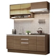 thumbnail image 1 of Cocina Integral 200cm Marrón Glamy MADESA 03, 1 of 5