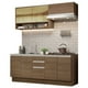 thumbnail image 1 of Cocina Integral 200cm Marrón Glamy MADESA 03, 1 of 5