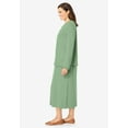 thumbnail image 3 of Woman Within Plus Size Lettuce Trim Knit Jacket Dress, 3 of 4