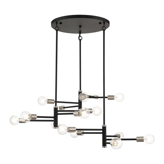 Livex Lighting - Bannister - 15 Light Extra Large Chandelier In Modern Style-31
