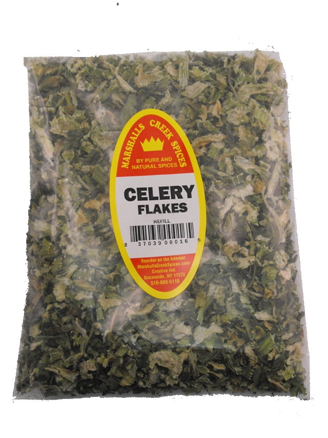 Family Size Refill Marshalls Creek Spices Celery Flakes, 12 Ounces