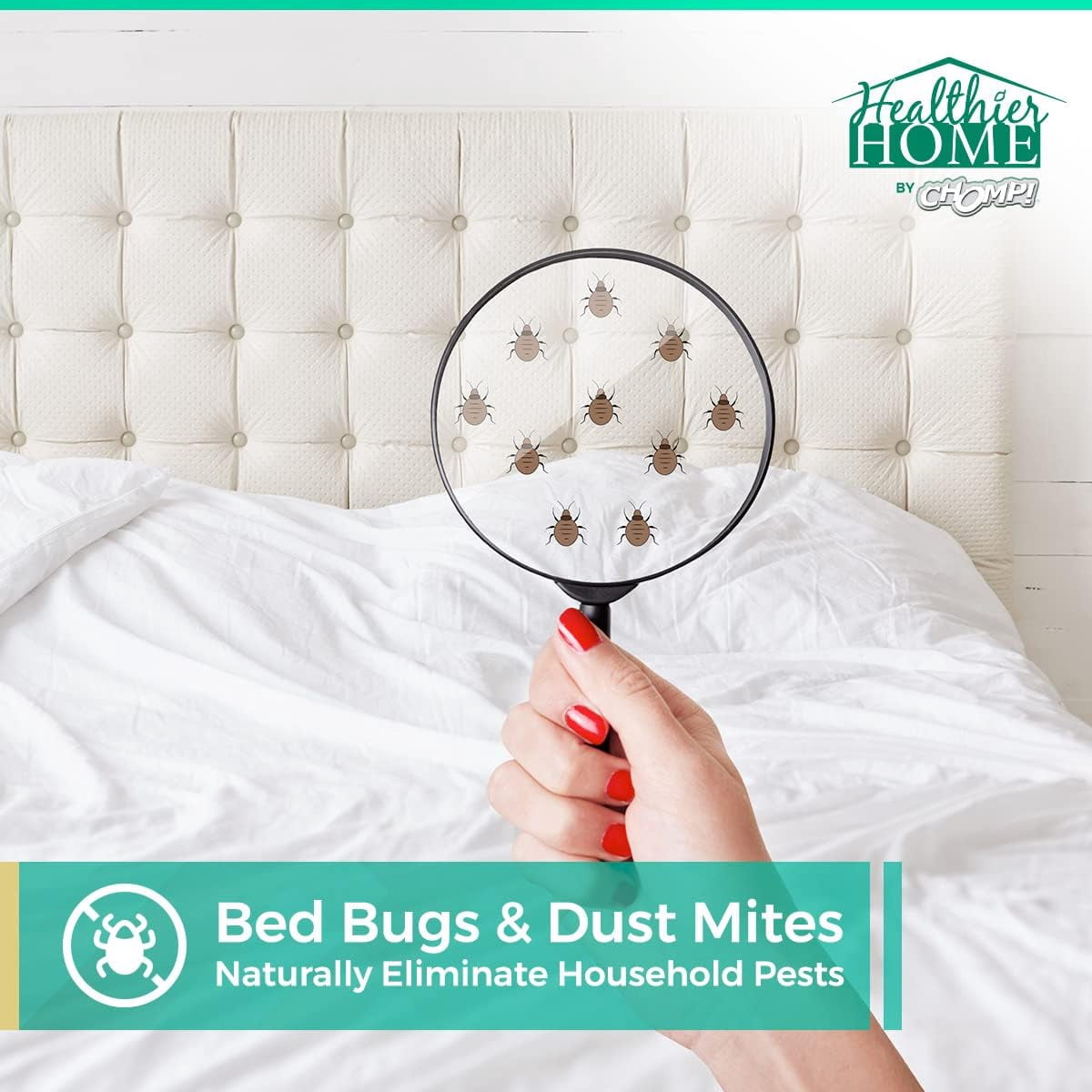 Bed Bug Spray, 3 Pack, Travel Size, Natural, Plant Based Bed Bug Killer, Insect & Pest Control for Home and Hotels for Ants, Bed Bugs, Spiders, Dust Mites, Flys, Peppermint Scent, 3.4 Fl Oz