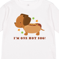 thumbnail image 4 of Inktastic Dachshund Hot Dog Funny Boys or Girls Long Sleeve Toddler T-Shirt, 4 of 5