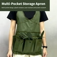thumbnail image 3 of Heavy Duty Garden Work Apron Ample Storage Pockets Ergonomic Tool Organization For Planting Farming Outdoor Yard Work, 3 of 9