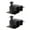 2 black, variant on 2/4pcs Multipurpose Gutter Mounts Designs for Solars Panel Support
