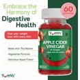 thumbnail image 4 of YUM-V's Apple Cider Vinegar Gummies with Ginger and The Mother, Gluten Free, Apple Flavored, 60 Count, 4 of 7