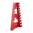 thumbnail image 1 of Tool Organizer Wrench Spanner Sorter Holder Wall Mounted Tray Rack Storage Organizer Household Socket Tool Plastic Storage Tools Red, 1 of 6