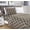 Gray, variant on Elegant Comfort 6 Piece Bed Sheets Full White Quatrefoil 1500 Series Polyester