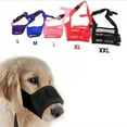 thumbnail image 2 of Dog Safety Muzzle Muzzel Adjustable Biting Barking Chewing Pet Dog Adjustable Mask Bark Bite Mesh Mouth Muzzle Anti Stop Chewing, 2 of 9
