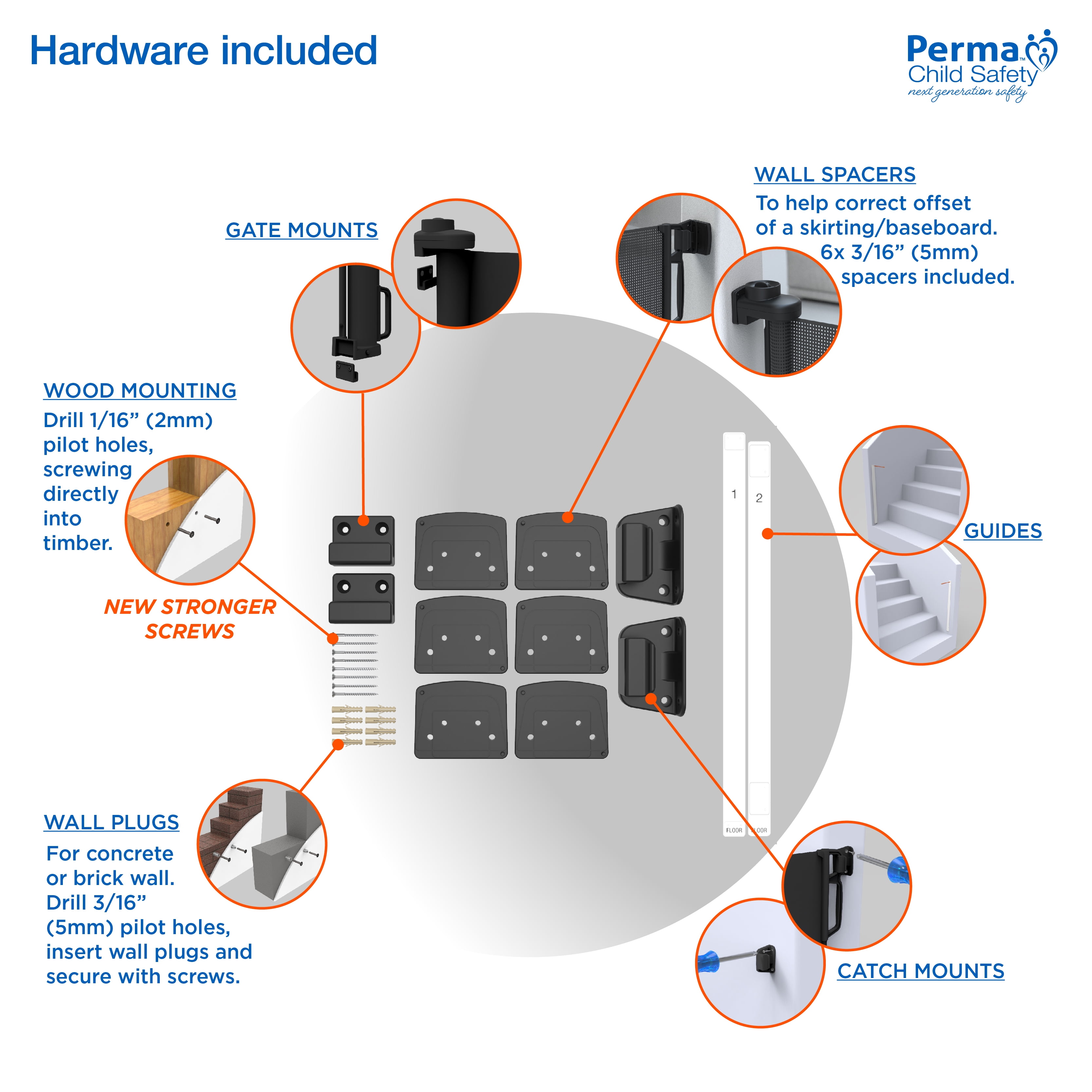 perma child safety gate extra wide