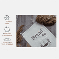 thumbnail image 5 of Organic Linen Bread Bag Reusable Bread Bags Food Storage Bag Bread Storage Bags Eco Bread Bag, 5 of 5