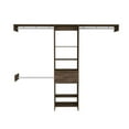 thumbnail image 3 of Newboti Furniture 250 Closet System British, Bedroom, Dark Walnut 39093, 3 of 7