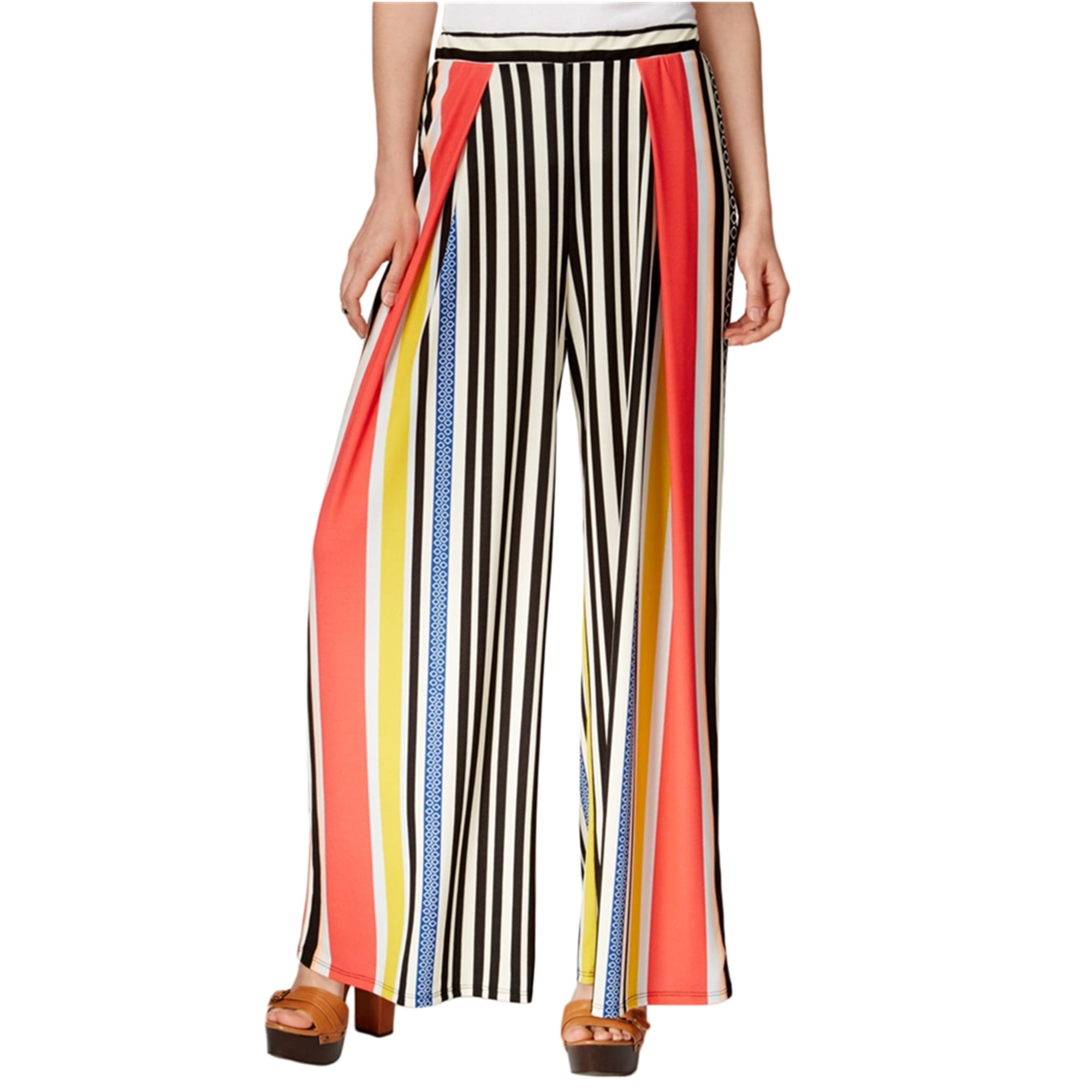 striped gaucho pants