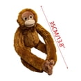 thumbnail image 2 of Punch Monkey Plush, Large Orangutan Soft Toy, Orangutan Plushies Plushies Material, Washable and Safe for Kids, Realistic Soft Cuddly Monkey Toy, 2 of 9