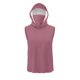 thumbnail image 4 of mfyjkho Tops Para Mujer, Camiseta Unisex De Verano Informal De Color Liso Sin Mangas Con Capucha Y Protector Solar De Seda Helada Con Mascarilla Tops Para Mujer Xxxxxl, 4 of 8