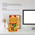 thumbnail image 3 of Gato de la Suerte Gato Fengshui Dorado Gato de la Suerte con Brazo Ondulante Simbolismo de la Fortuna Dinero y Buena Suerte Gato de la Suerte para el HogarRestaurante y Hotel ANGGREK Otros, 3 of 8