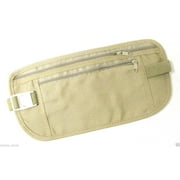 CableVantage Travel Pouch Hidden Passport ID Holder Compact Security Money Waist Belt Bag