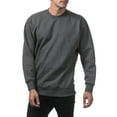 thumbnail image 3 of Pro Club Men's Comfort Crew Neck Fleece Pullover Sweater - Charcoal - Small, 3 of 4