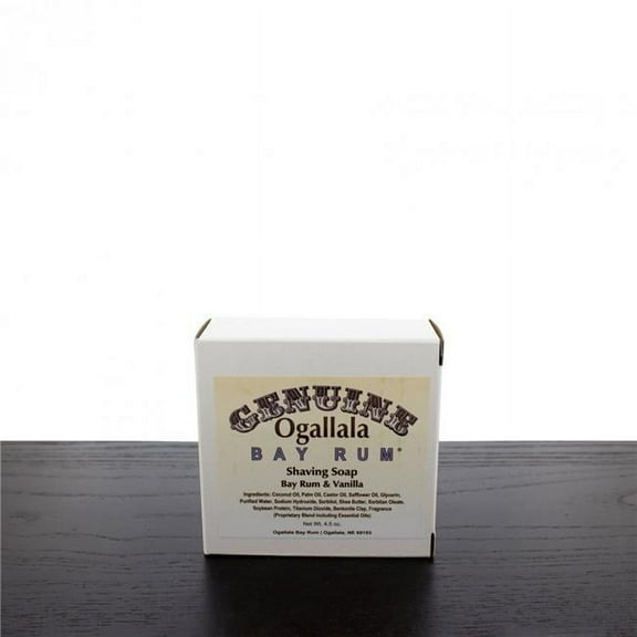 Ogallala Bay Rum and Vanilla Shaving Soap
