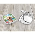 thumbnail image 3 of Goldendoodle Luau Compact Mirror 2.75 in x 3 in, 3 of 4