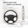 thumbnail image 5 of Fotbe Anchor with Rope Steering Wheel Cover Universal 15 in Car Accessories for Men Women,Steering Wheel Protector Comfortable Protective Case for SUV Sedan Decor, 5 of 8