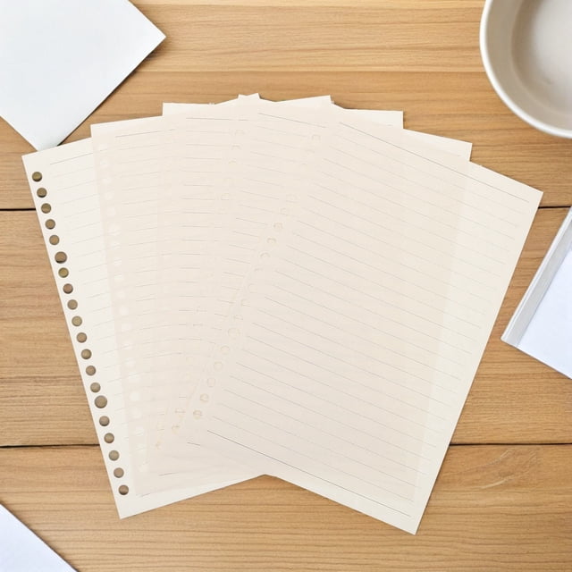 SHOWERORO Back to School 60pcs Loose Leaf College Ruled For Students Note Taking