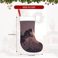 thumbnail image 4 of Salouo Dinosaur Moonlit Forest Print Christmas Stockings,Large Xmas Stocking Set of 1 Holiday and Farmhouse Stocking for Christmas Holiday Party Decoration(17.7*11 Inch), 4 of 7