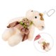 thumbnail image 3 of KAKOWELY 5 mini osos con cadenas colgantes, muñecos de peluche, materiales para ramos de ositos pequeños, 3 of 5