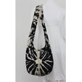 thumbnail image 3 of White Tie Dye Hippie Boho Sling Crossbody Shoulder Messenger Bag Bohemian Medium HTM88, 3 of 4