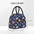 thumbnail image 2 of Balery Space Planet Bolsa de Almuerzo para Mujeres, Caja de Almuerzo, Bolsa de Almuerzo Pequeña Impermeable, Tote de Almuerzo Reutilizable con Gran Capacidad, 2 of 6
