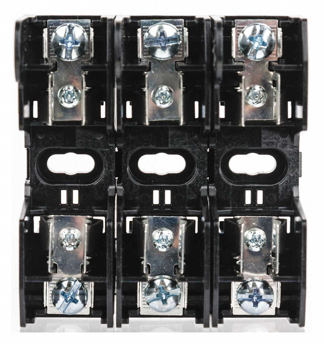 Eaton Bussmann Fuse Block,0 to 30A,K5/H,3 Pole HM250303SR