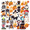3A, variant on cartoon Halloween Theme Stickers, Waterproof Halloween Theme Sticker for Water Bottle Laptop Phone Cases Planner Skateboard Luggage Helmet Party Favor Decor, Ideal for Adults Teens Teacher Rewards